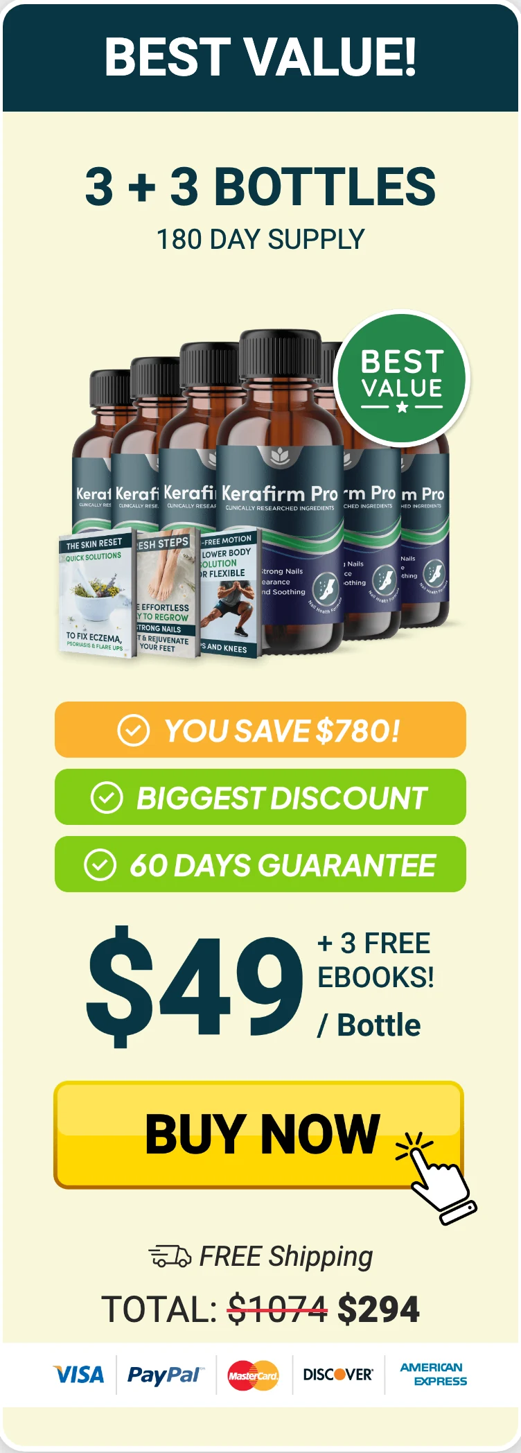 Kerafirm Pro 6 bottles
